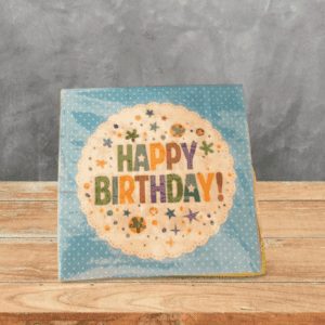 Servilletas de cumpleaños de diferentes estampados