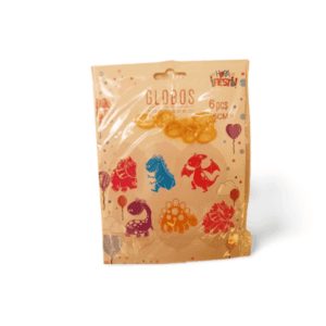 Transparent balloons with dinosaur design Tienda Regalos Madrid