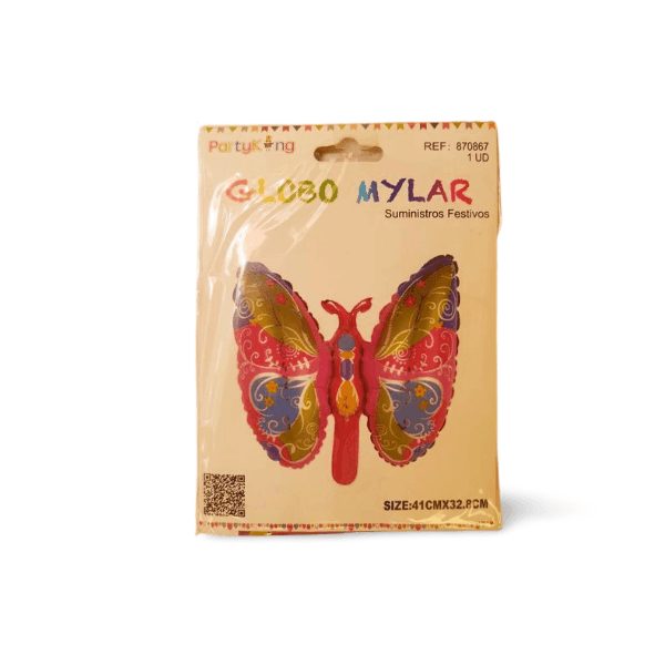 Butterfly shaped balloon in the shape of a colourful butterfly Tienda Regalos Madrid