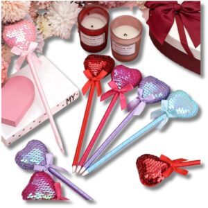Tienda de regalos originales Madrid Bolígrafo corazón lentejuela
