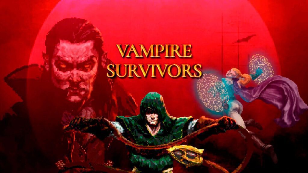 vampiresurvivors-banner, Juegos Roguelike