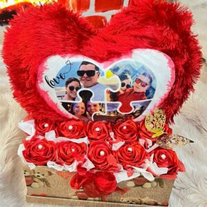 Tienda regalos originales Madrid Regalo rosas y corazón
