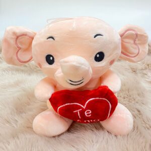 Peluche de elefante "te amo"