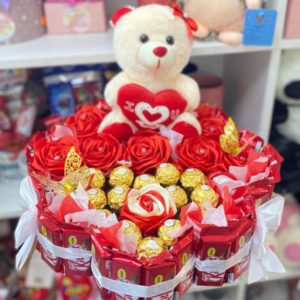 kit flor y chocolate