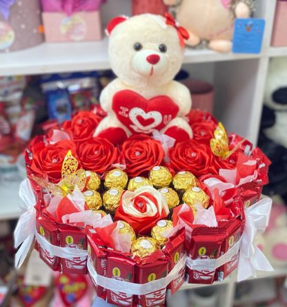 kit flor y chocolate