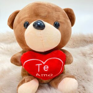 Osito peluche con mensaje "Te amo".