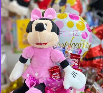 Tienda regalos originales Madrid Cesta de Minnie Mouse