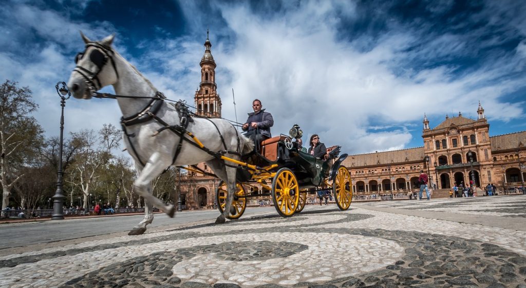 sevilla, horse, spain