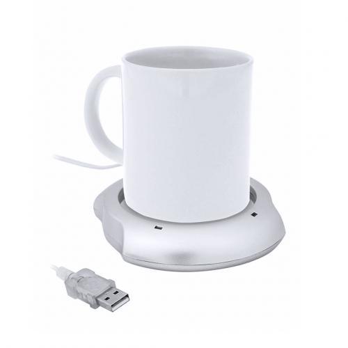 Calentador de tazas con USB para mantener bebidas calientes en el escritorio 