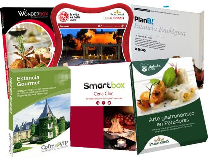 Caja de regalo con experiencias para disfrutar en pareja, amigos o en solitario, disponible en tienda de regalos