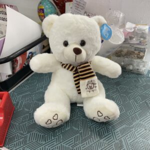 Osito de peluche con bufanda