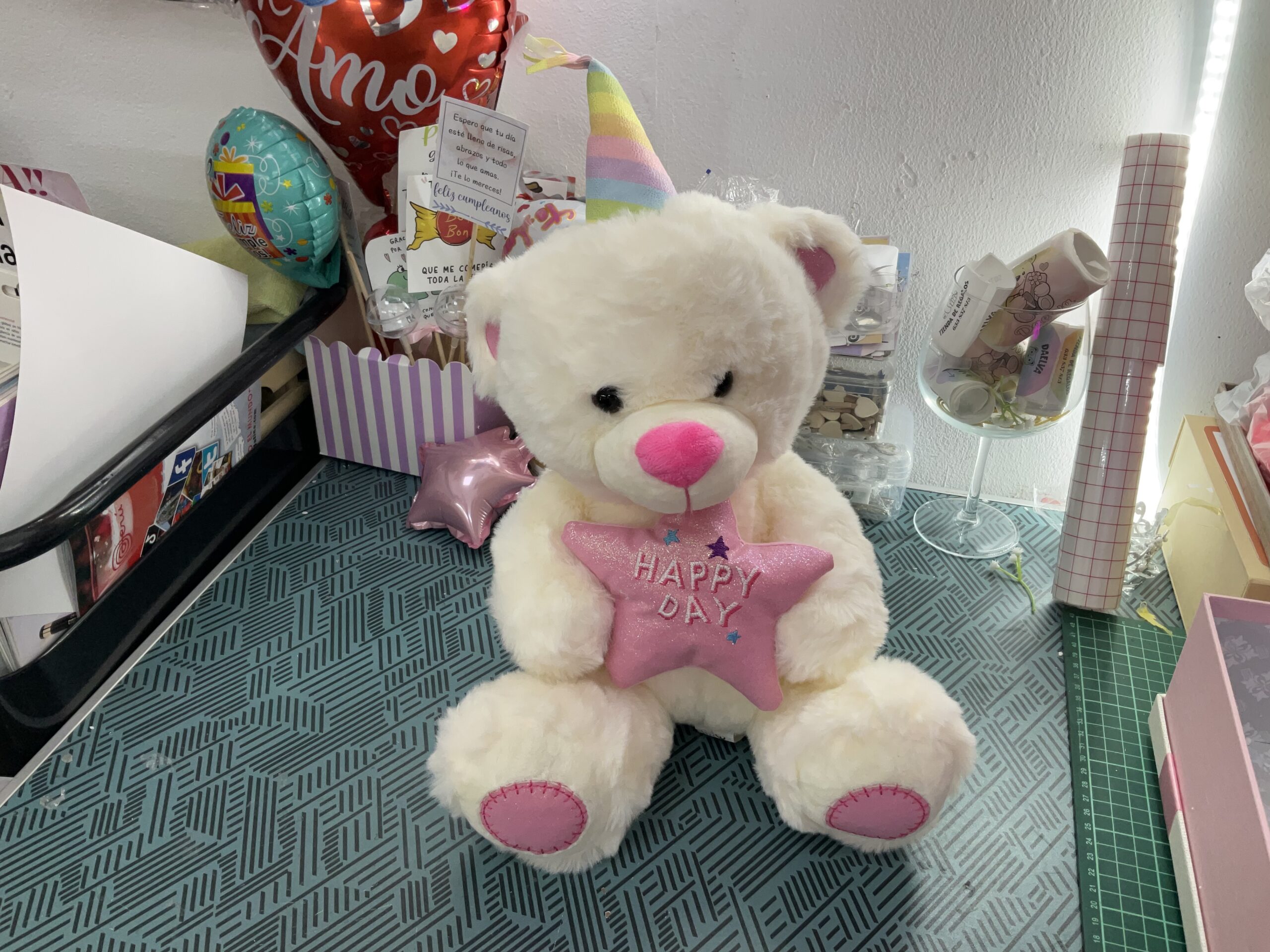 Osito de peluche con estrella