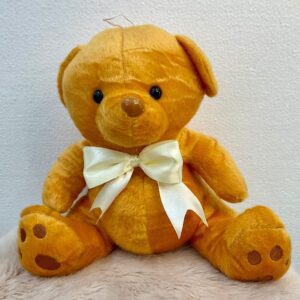 Osito de peluche con lazo