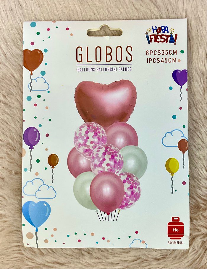 Pack de globos de celebración