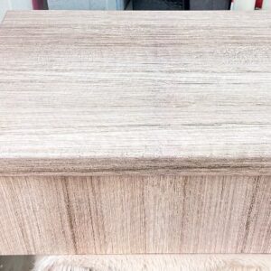 Caja de regalo de madera natural elegante y minimalista