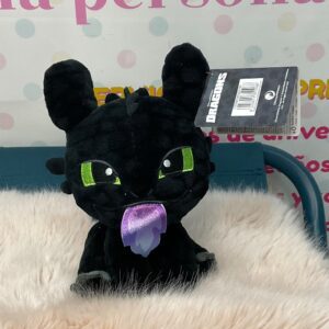 Peluche Destentado con Ojos Verdes y Lengua Morada – Juguete Suave y Adorable