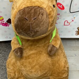 Peluche Capibara con Tortuga en la Espalda – Suave y Adorable