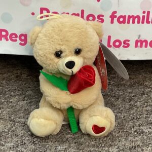 Peluche Osito con Rosa Roja – Regalo Perfecto para Familia y Pareja