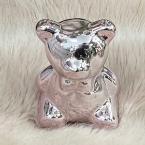 Hucha de oso plateado