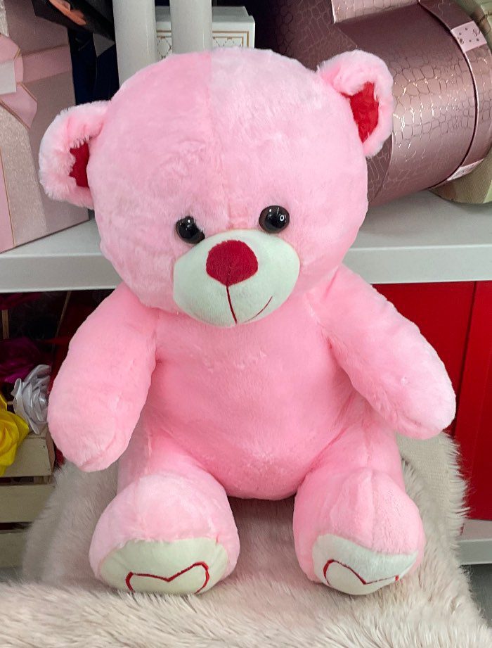 Peluche de oso rosa