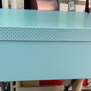 Caja de regalo rectangular azul