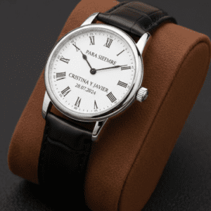 Reloj grabado con mensaje especial