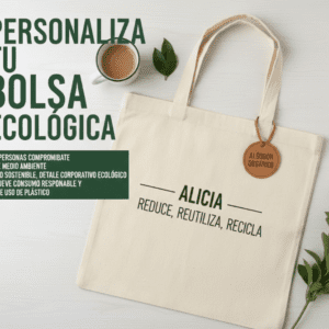Bolsa tote ecológica personalizada