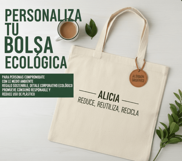 Bolsa tote ecológica personalizada