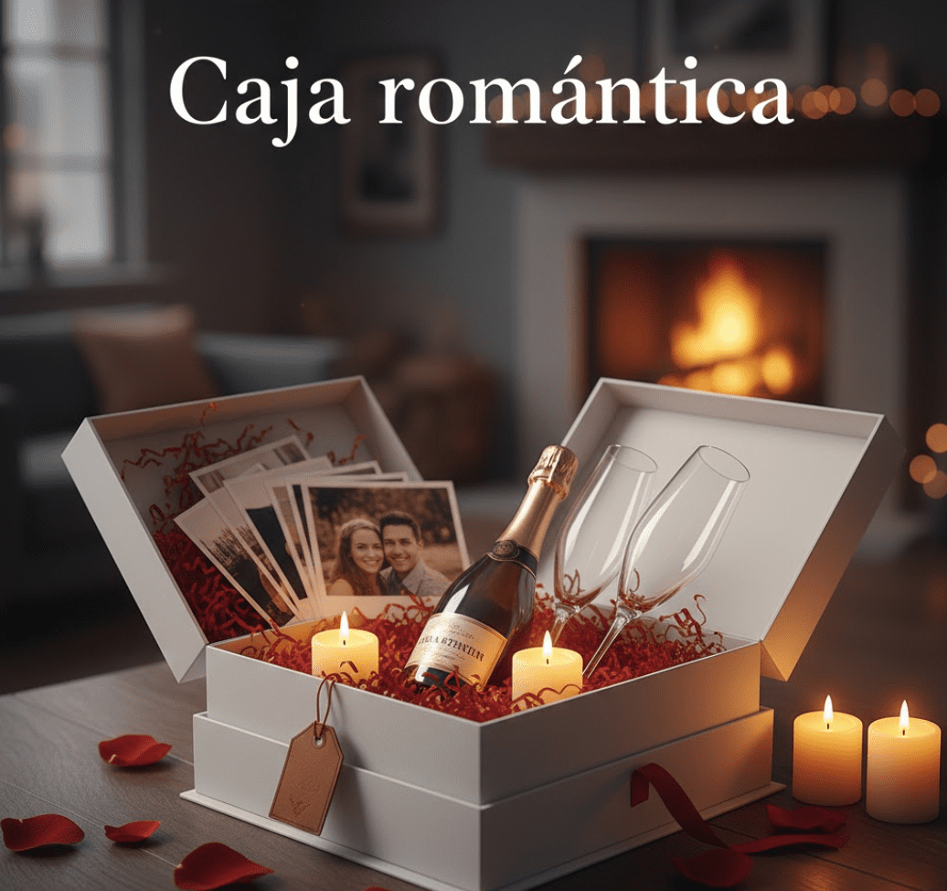 Caja romántica personalizada