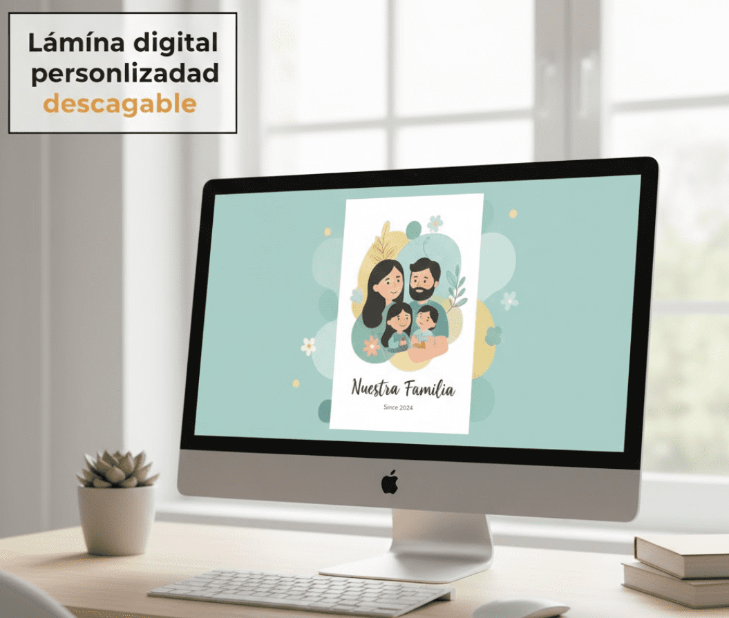 Lámina digital personalizada descargable