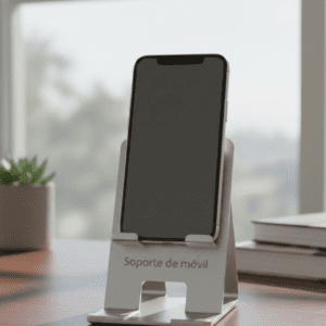 Soporte de móvil personalizado para escritorio