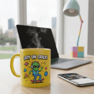 Taza divertida juvenil