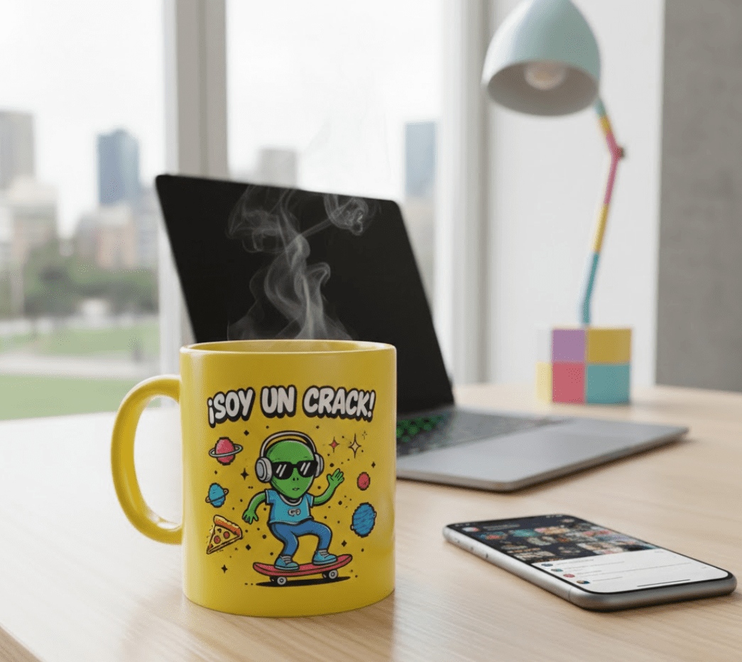 Taza divertida juvenil