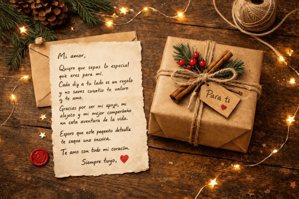 formas originales de entregar un regalo con carta emocional