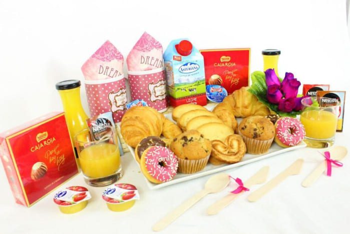 Desayuno sorpresa a domicilio como regalo día de la madre en Madrid