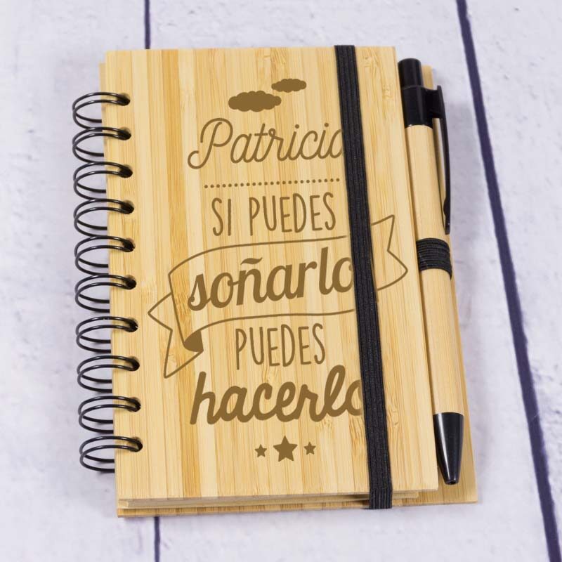 Regalo personalizado libreta con nombre para personas que tienen de todo