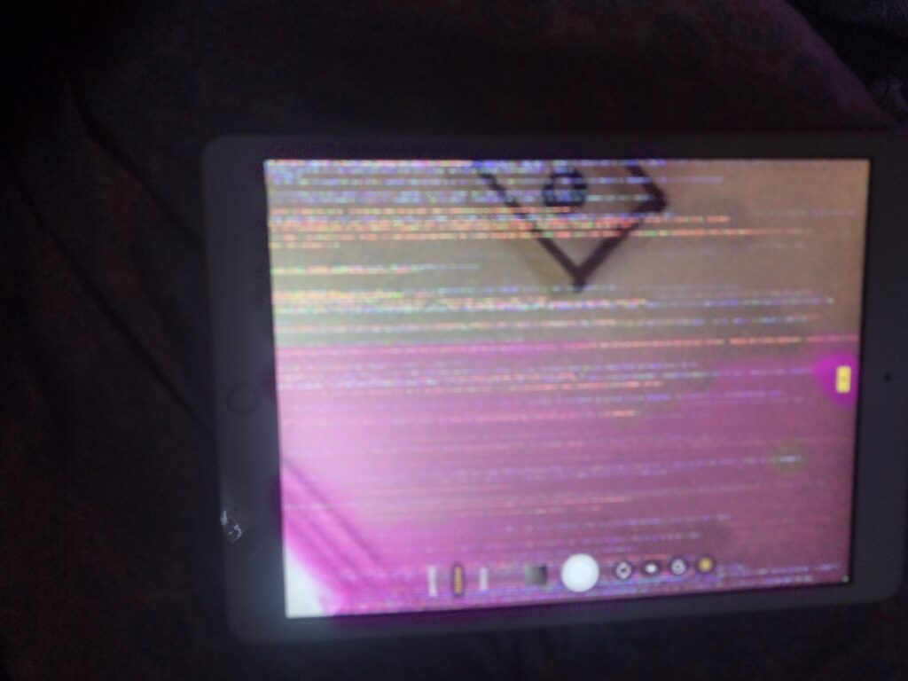 Cámara de tablet que saca fotos borrosas señales de que debes llevar tu tablet a reparar