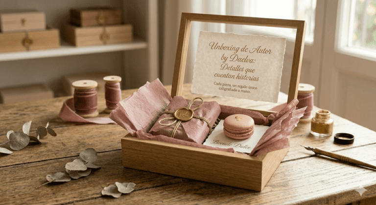 packaging autor Detalles para invitados en Chamberí