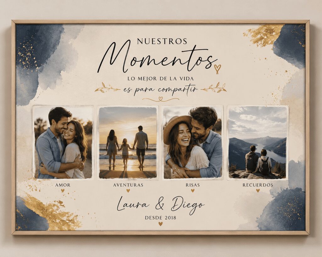 caja sorpresa con regalos personalizados