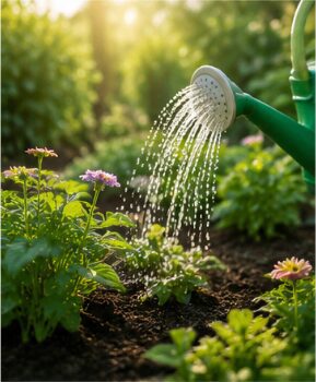 mantenimiento de jardines y riego de plantas