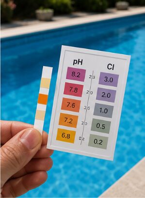 control de cloro y pH en piscinas