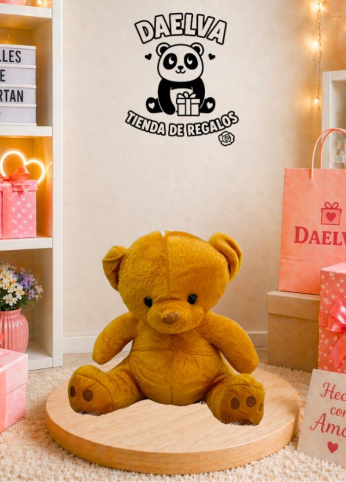 Peluche de oso marrón