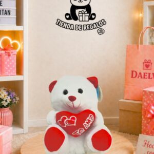 Peluche oso con corazón - Tipo 1