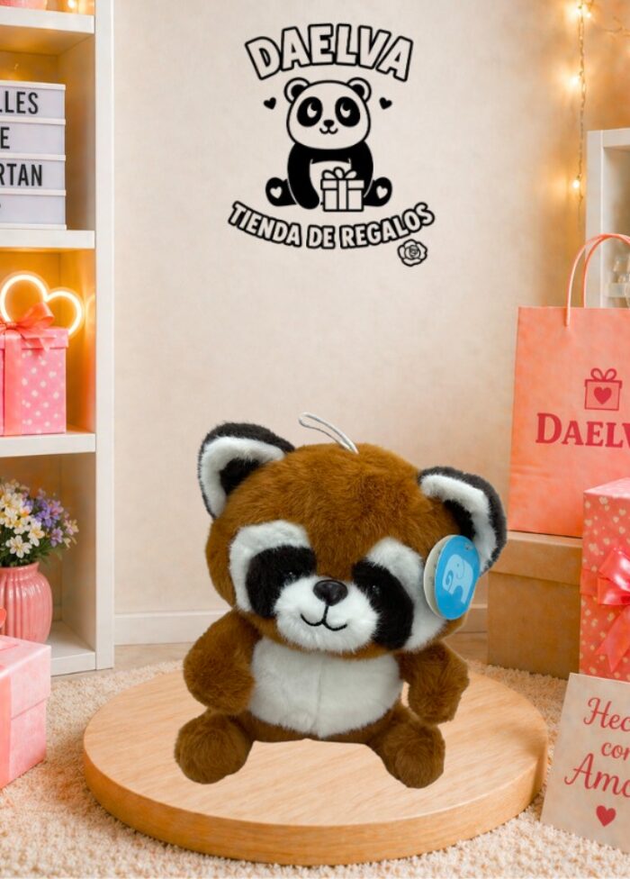 Peluche Panda rojo