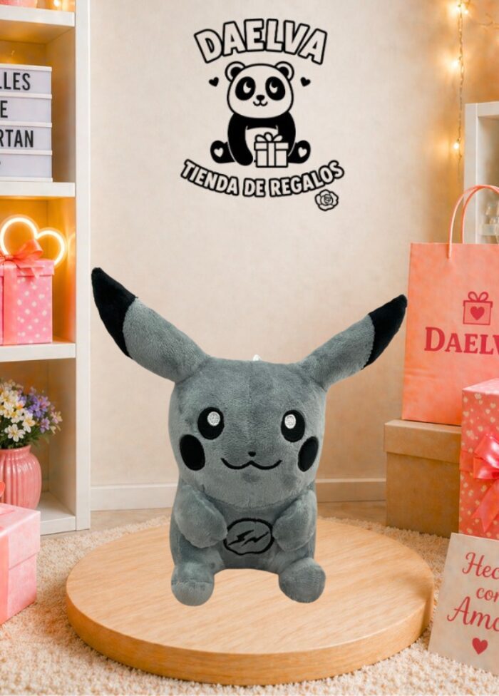 Peluche Pikachu gris