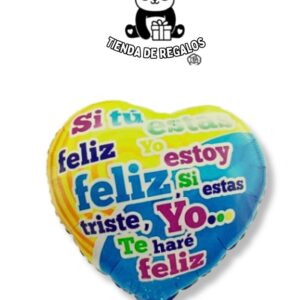 Globo Corazón Si tú estás feliz