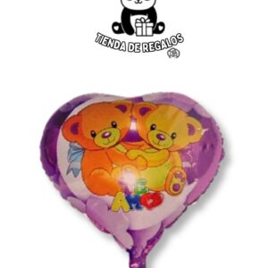 Globo Corazón Ositos Te Amo