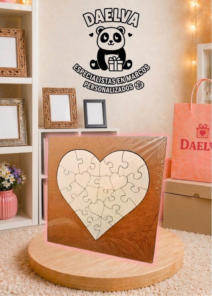 Puzzle Corazón Personalizado
