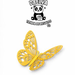 mariposa dorada grande para decoracion elegante