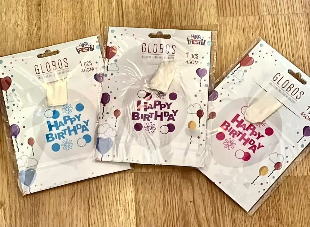 Globos Transparentes Cumpleaños